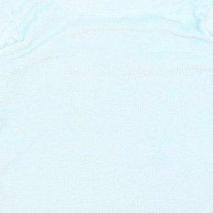 Love To Lounge Womens Blue Solid  Top Pyjama Top Size 8  - Polar Bear