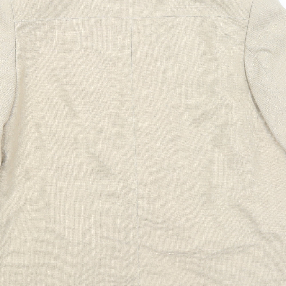 EWM Womens Beige   Jacket Blazer Size 12