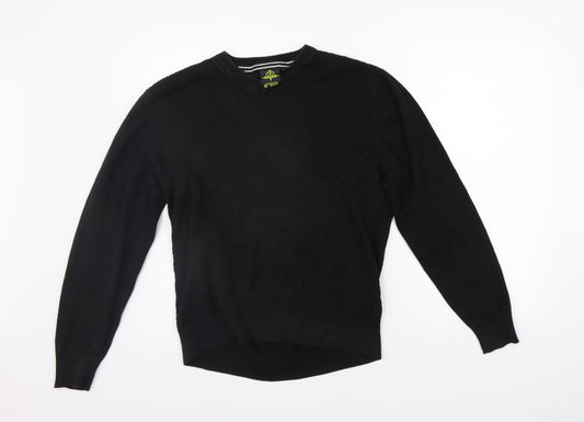 stretch & honor Womens Black   Pullover Jumper Size L