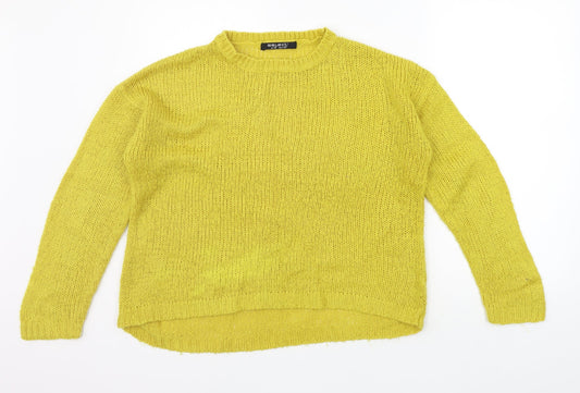 Select Womens Yellow   Pullover Jumper Size 12