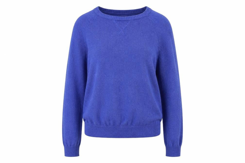 Primark Womens Blue Houndstooth  Pullover Jumper Size S
