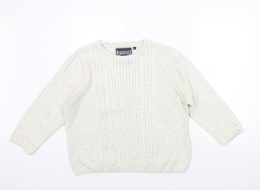 New Look Womens Beige   Pullover Jumper Size 14