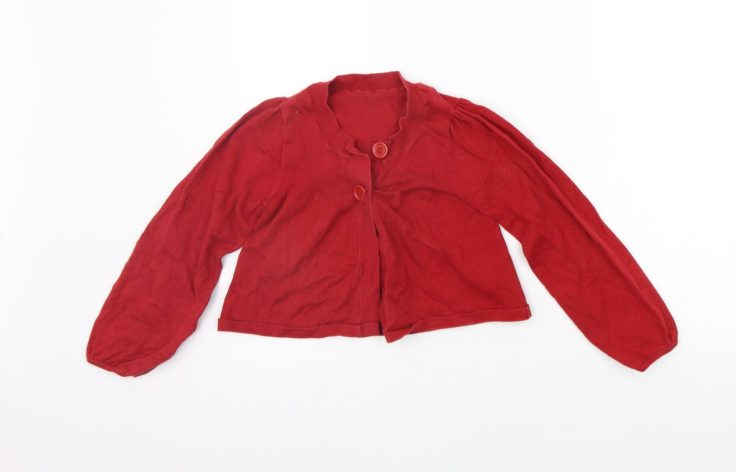 Adams Kids Girls Red   Cardigan Jumper Size 8 Years