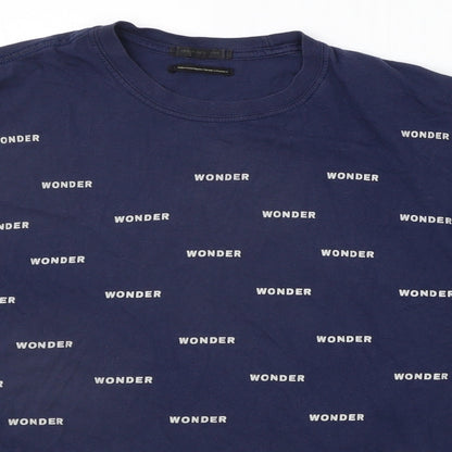 Urban Outfitter Womens Blue   Basic T-Shirt Size L