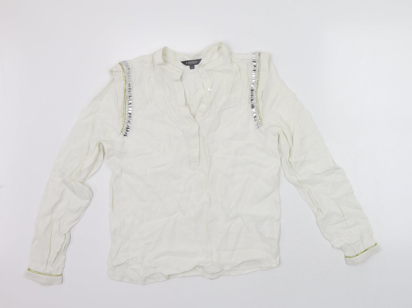 LIMITED COLLECTION Womens White   Basic T-Shirt Size 12