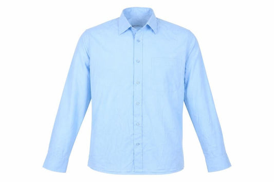 Tom Hagan Mens Blue    Button-Up Size 15
