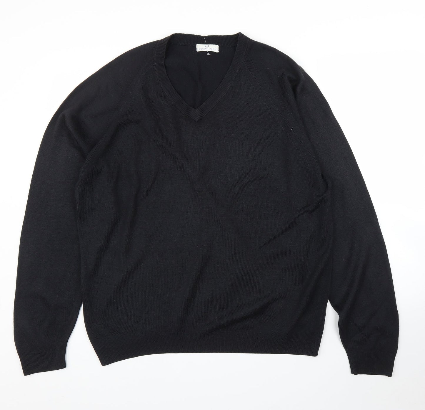 Essentials Womens Black   Pullover Jumper Size M
