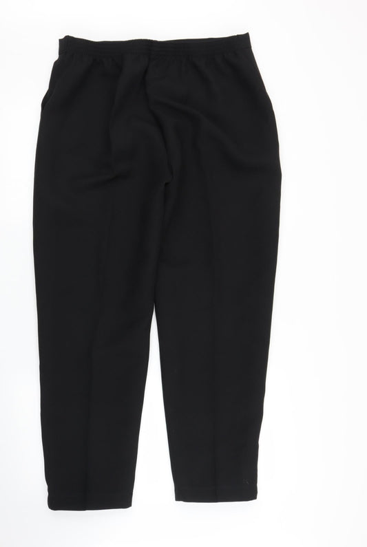 Preworn Womens Black   Capri Trousers Size 20 L28 in
