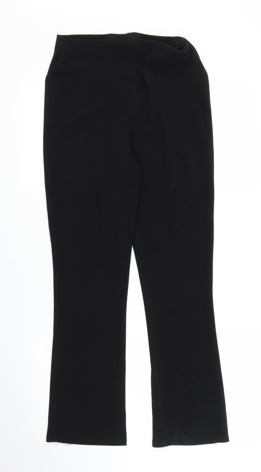Preworn Womens Black   Trousers  Size 10 L26 in