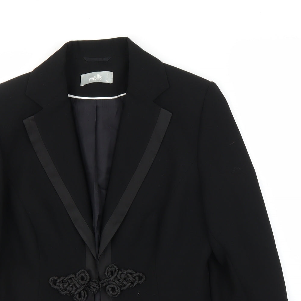 Wallis Womens Black   Jacket  Size 12