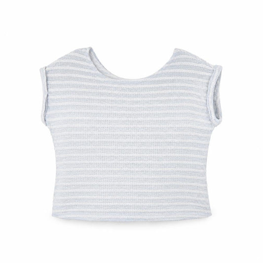 New Look Womens Grey   Cropped Blouse Size 12