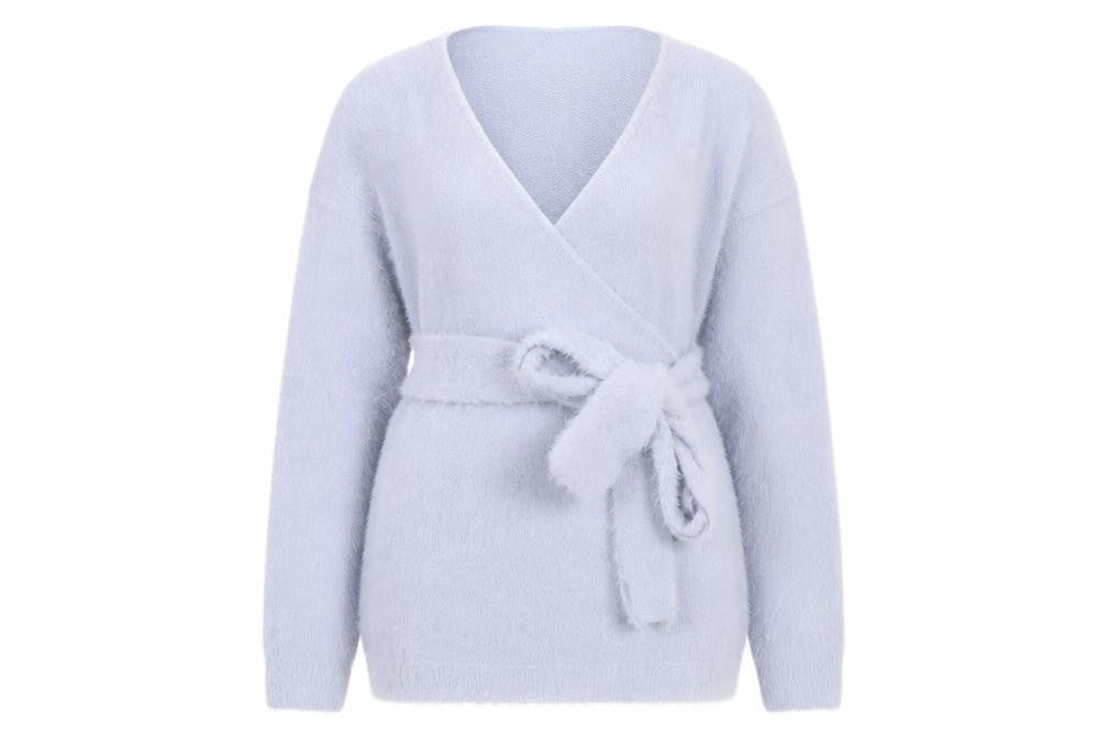 Boohoo Womens Blue   Pullover Jumper Size M