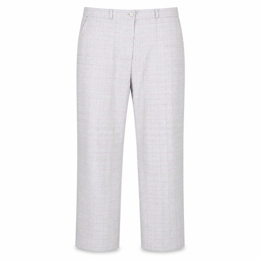 Gelco Mens Grey Check  Trousers  Size 32 in L30 in