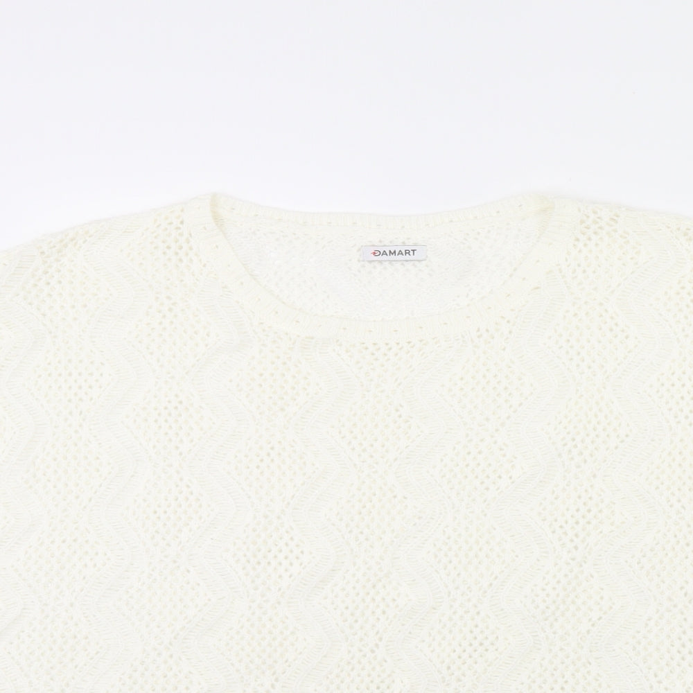 Damart Womens Ivory   Basic Blouse Size 18