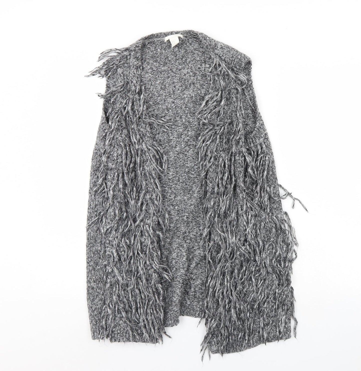 H&M Womens Grey   Gilet Jacket Size M