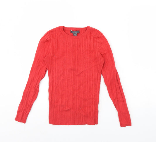 Primark Womens Red   Pullover Jumper Size 12