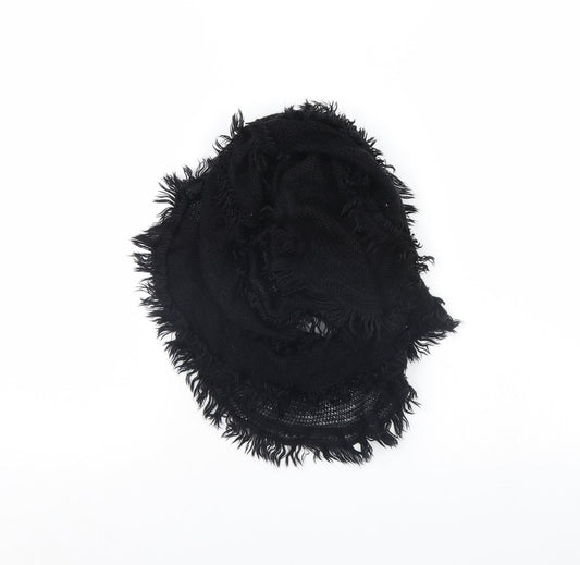 Preworn Womens Black    Scarf