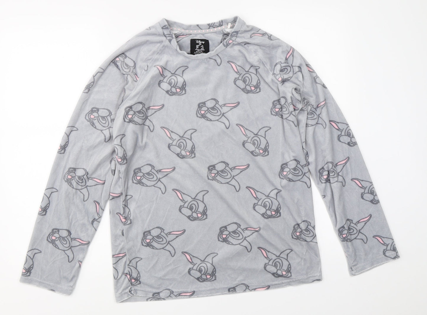 Primark Womens Grey Solid  Top Pyjama Top Size XS  - disney
