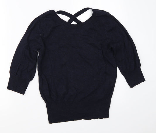 Dorothy Perkins Womens Blue   Pullover Jumper Size 10