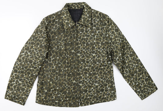 Ginar Womens Green   Jacket Coat Size 16