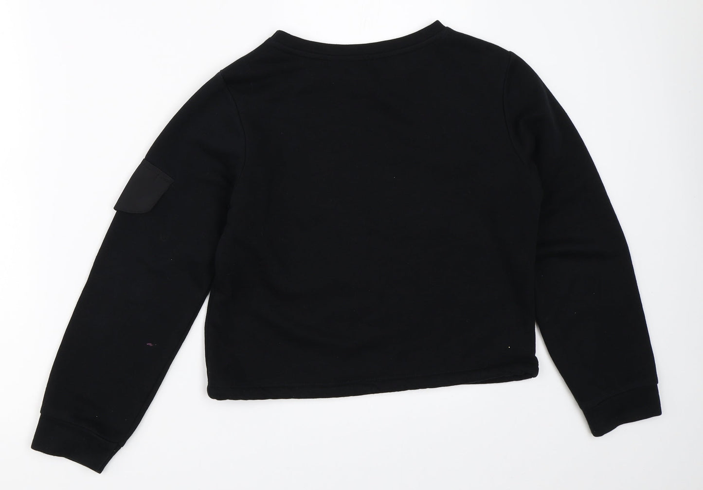 Primark Girls Black   Pullover Sweatshirt Size 10-11 Years