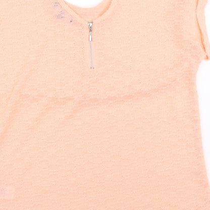 New Look Womens Orange   Basic T-Shirt Size 12