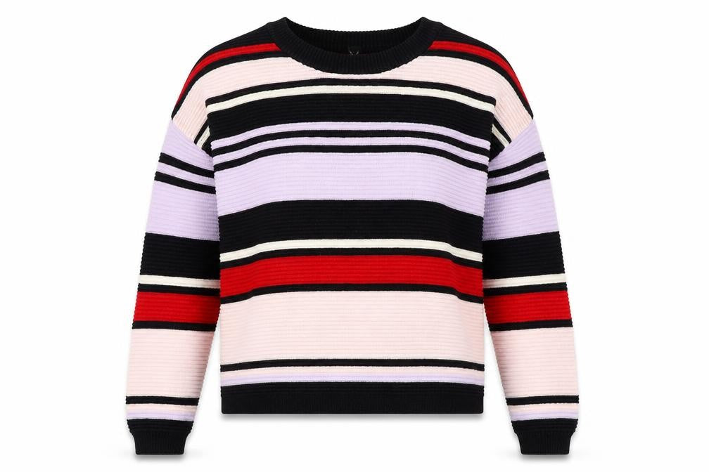H&M Womens Black Colourblock  Pullover Sweatshirt Size S