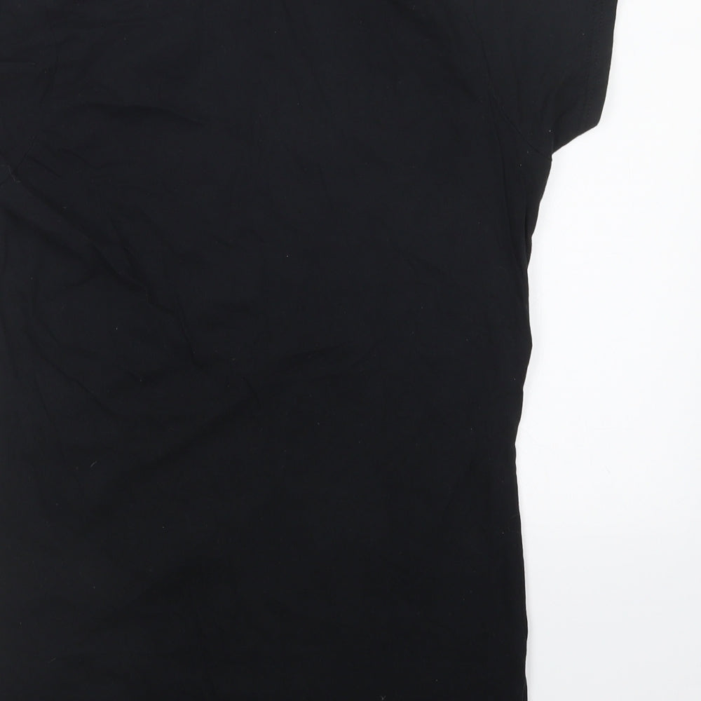 Gildan Womens Black   Basic T-Shirt Size M