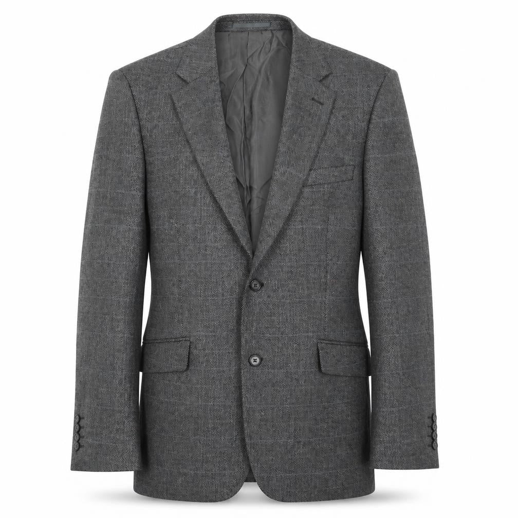 Brook t Mens Grey   Jacket Suit Jacket