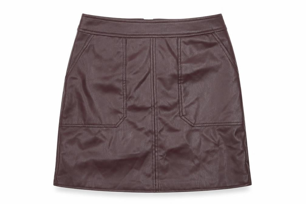 Warehouse Womens Purple   A-Line Skirt Size 10