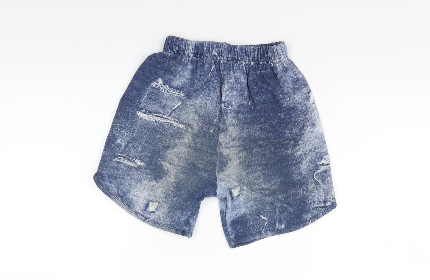bebe Girls Blue  Denim Sweat Shorts Size 9 Years