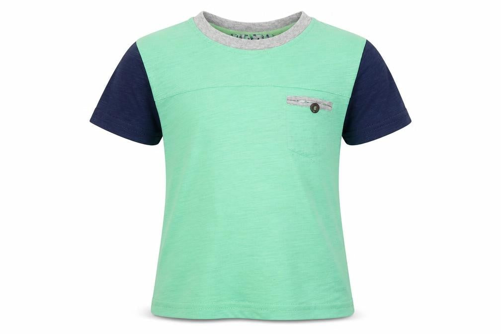 B&Q Kids Boys Green  Jersey Basic T-Shirt Size 6 Years