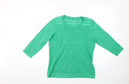 Per Una Womens Green   Pullover Jumper Size 14
