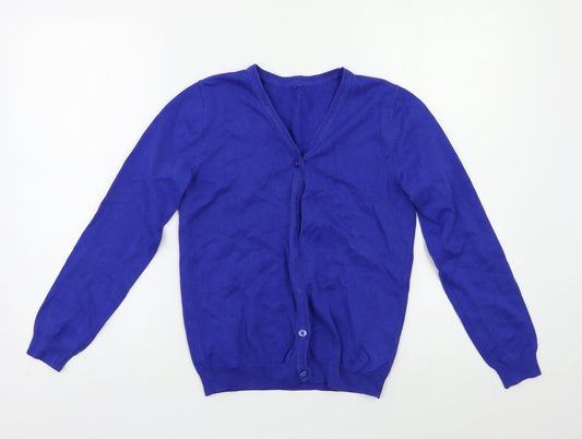 George Girls Blue   Cardigan Jumper Size 10 Years