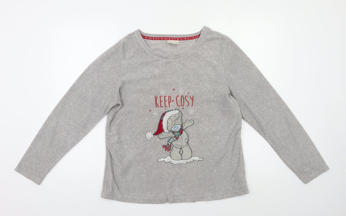 Me To You Womens Grey   Top Pyjama Top Size 12