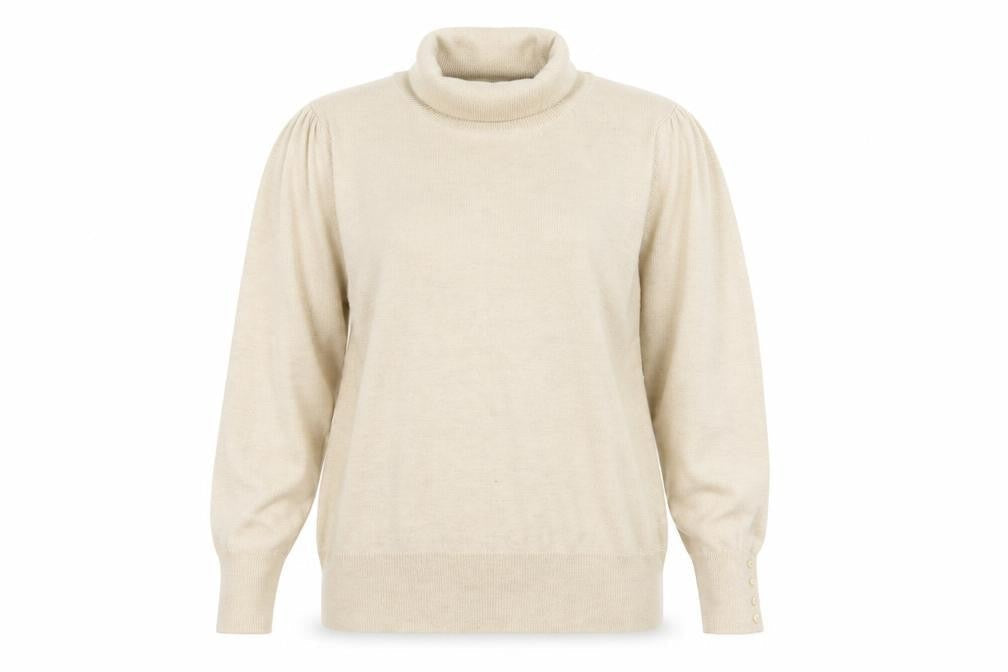 Evans Womens Beige   Pullover Jumper Size 16