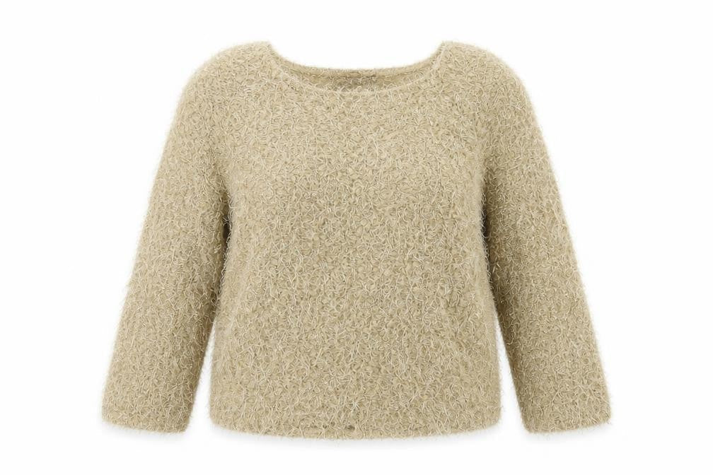 Zuppe Womens Beige   Pullover Jumper Size M