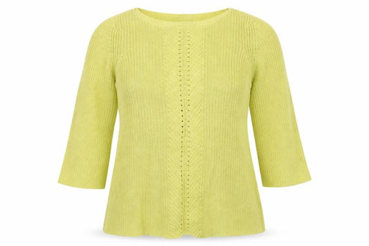 Marks & Spencer Womens Yellow   Pullover Jumper Size L