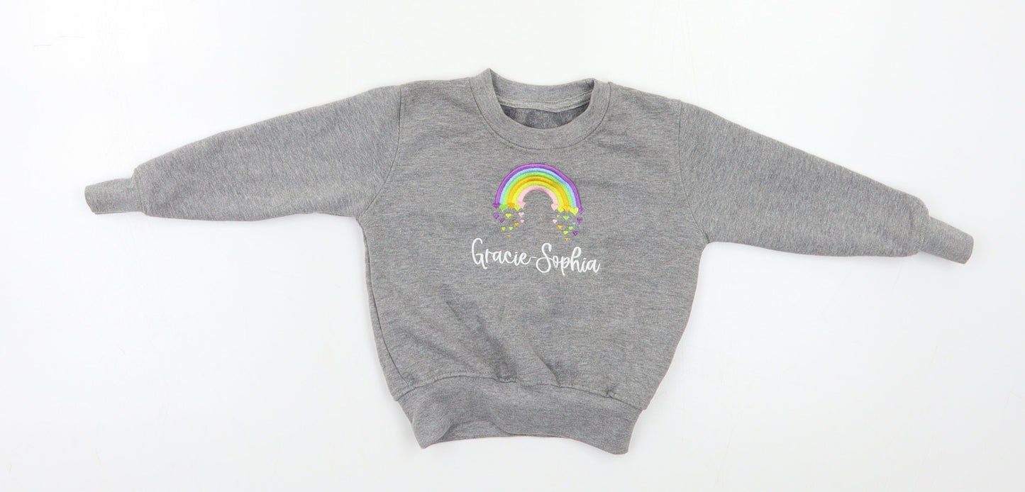 Preworn Baby Grey   Basic Blouse Size 3-6 Months