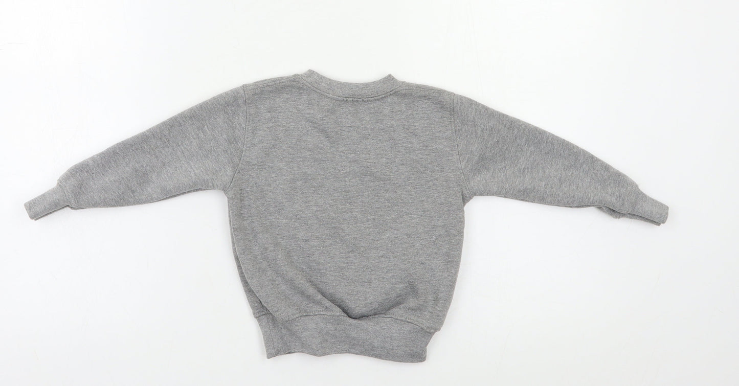 Preworn Baby Grey   Basic Blouse Size 3-6 Months