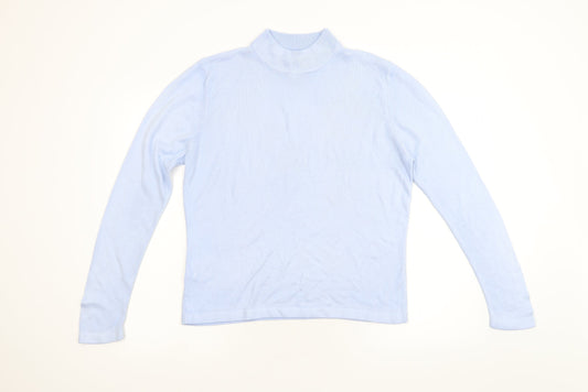 Papaya Womens Blue  Knit Pullover Jumper Size 14