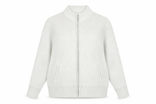 BHS Womens Grey  Knit Full Zip Jumper Size 18