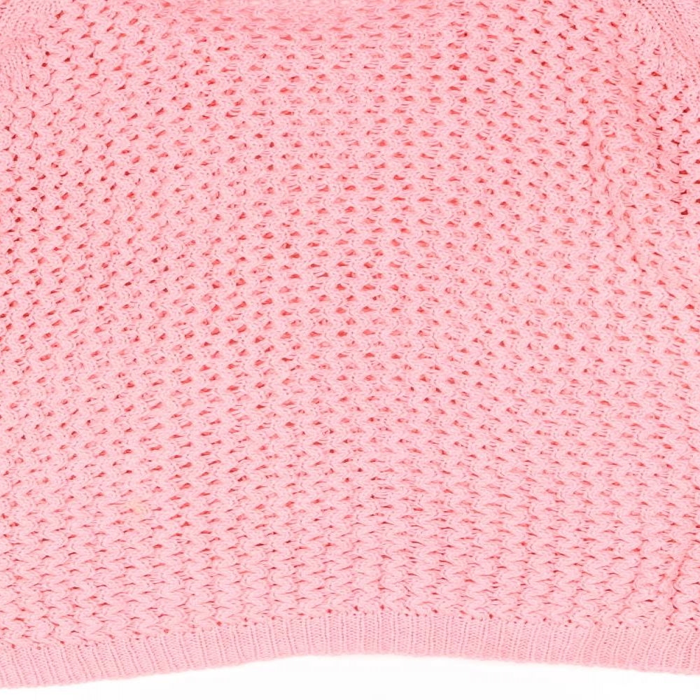 H&M Womens Pink  Knit Pullover Jumper Size L