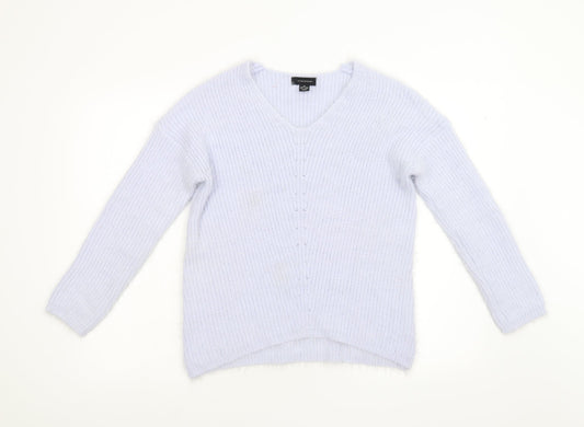 Primark Womens Blue  Knit Pullover Jumper Size M