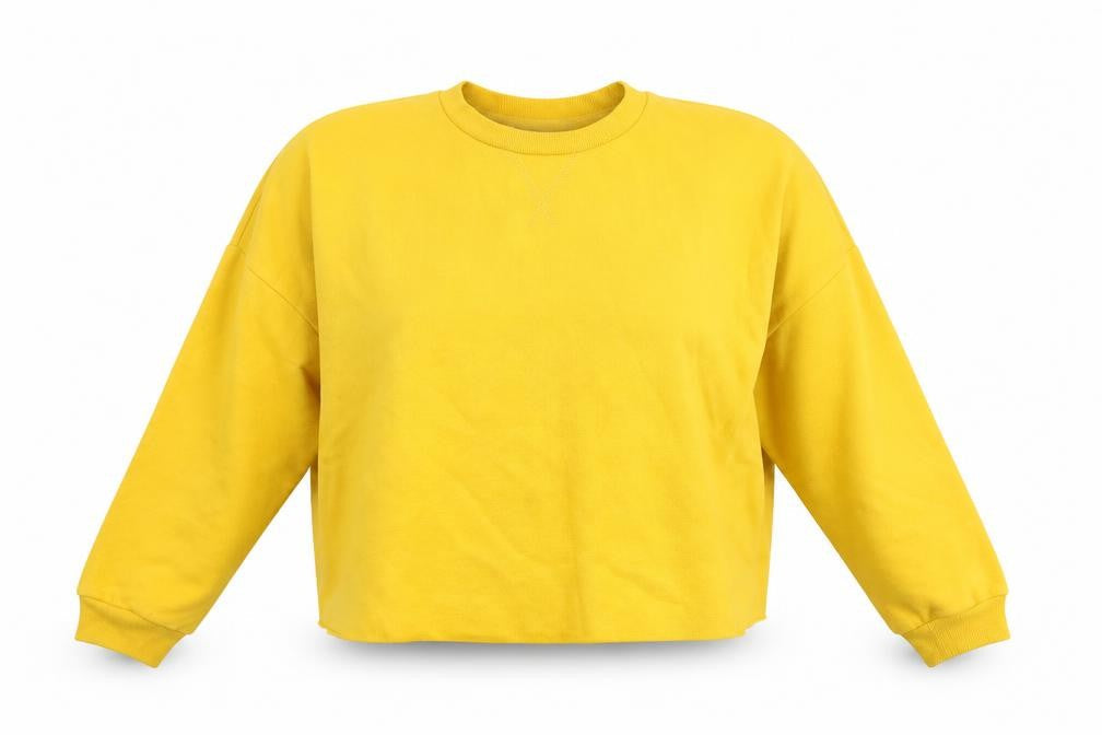 Primark Womens Yellow   Pullover Sweatshirt Size XS