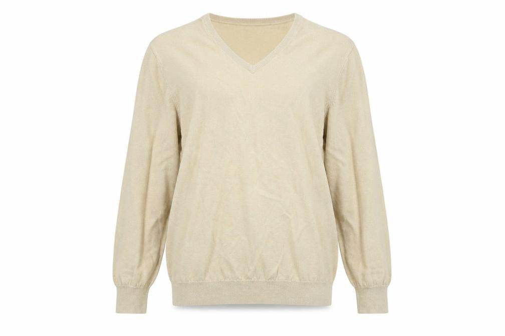 Country Collection Womens Beige  Knit Pullover Jumper Size 16