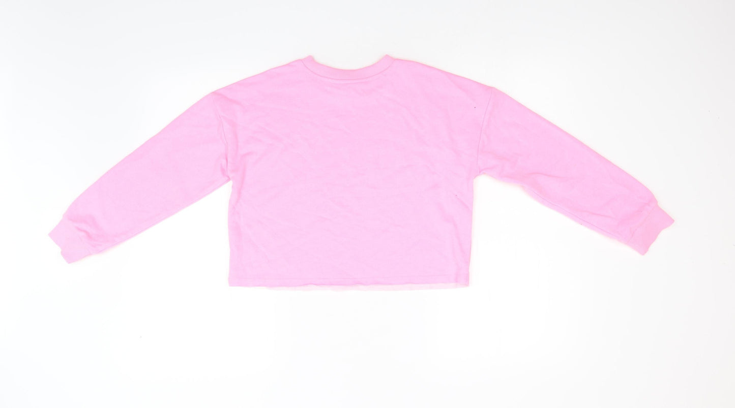 George Girls Pink   Pullover Sweatshirt Size 9-10 Years