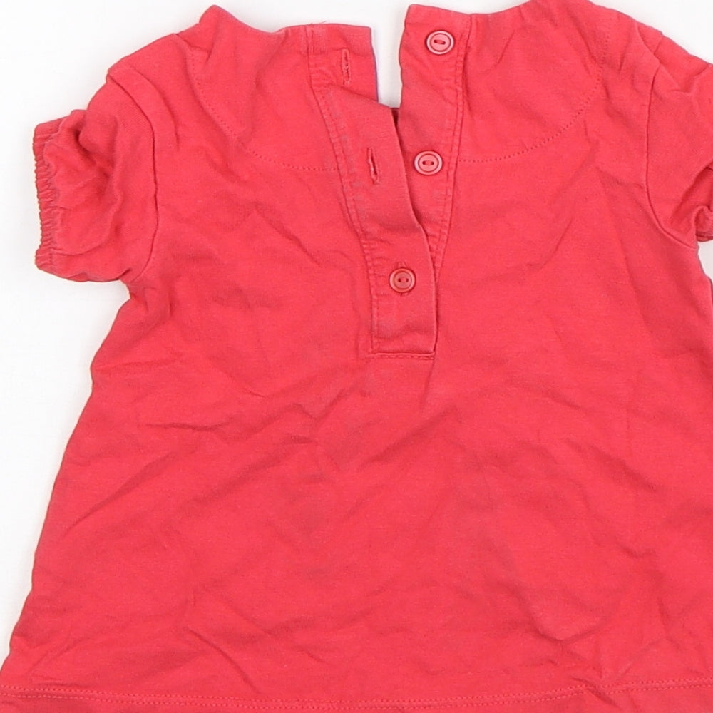 M&S Baby Red   Shift  Size 3-6 Months