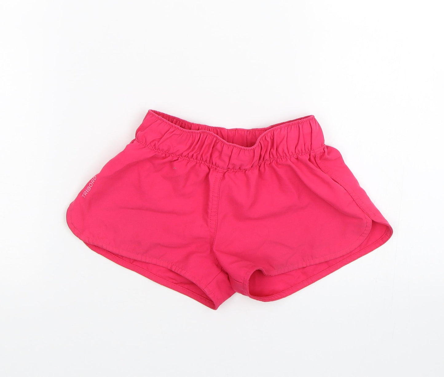 DECATHLON Girls Pink   Sweat Shorts Size 6 Years
