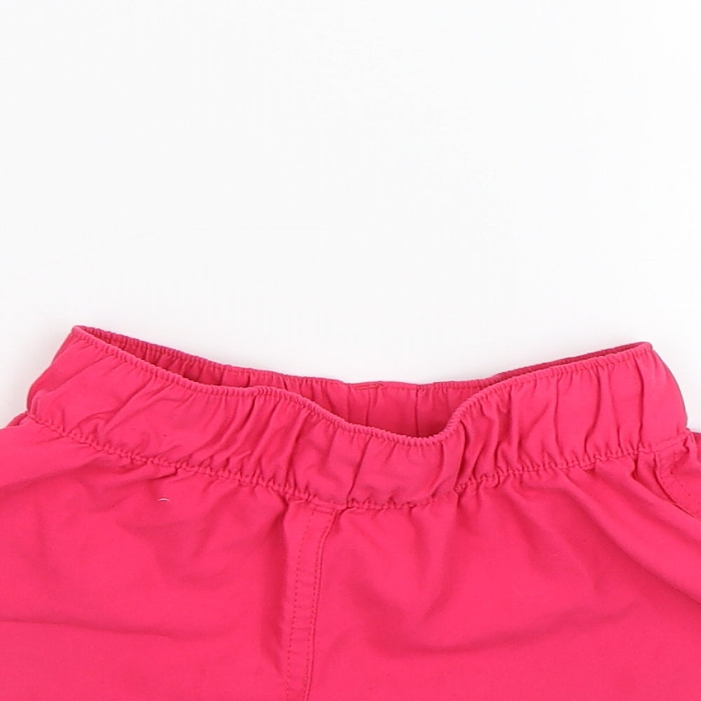 DECATHLON Girls Pink   Sweat Shorts Size 6 Years